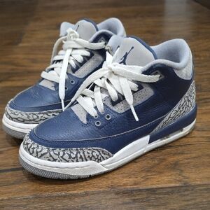 Air Jordan 3 Retro "Georgetown" Youth Sneakers